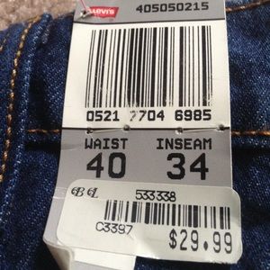 levis price tag